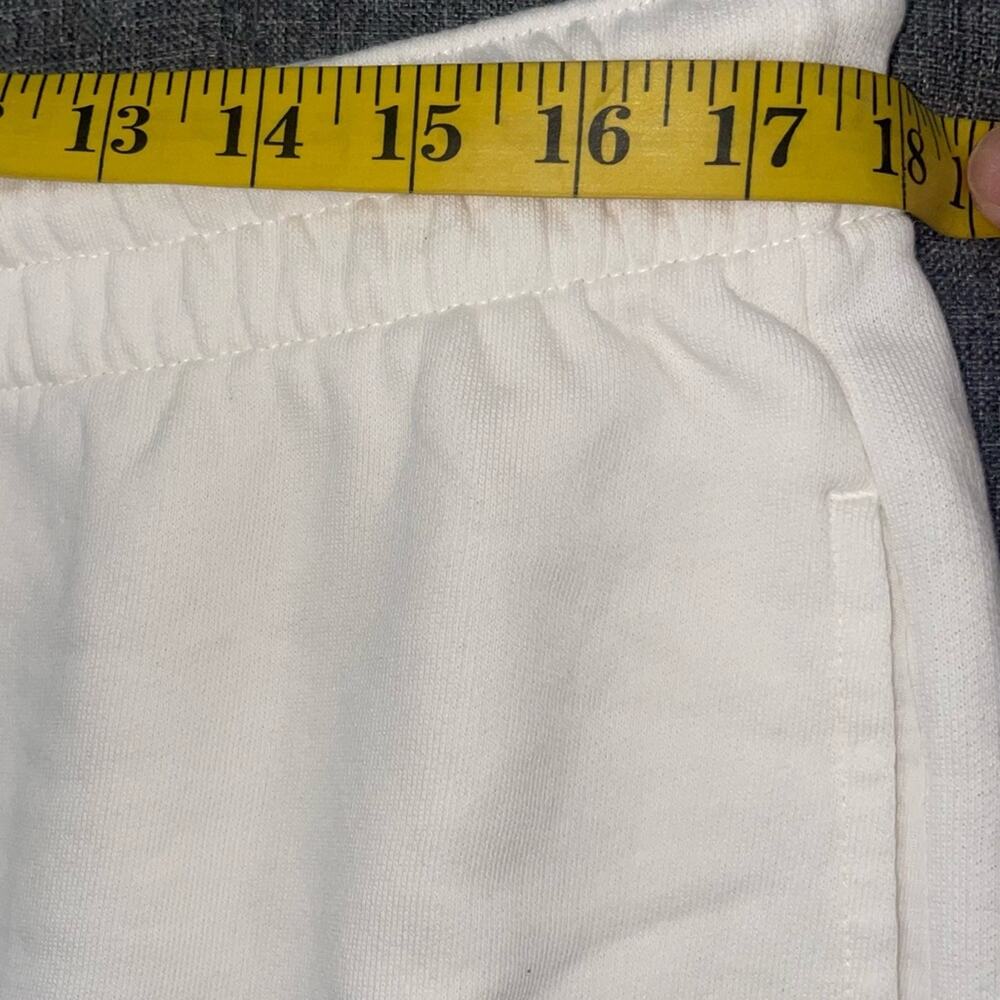 Vince Drawstring Lounge Shorts in Bone Large 100% Cotton - Picture 9 of 11